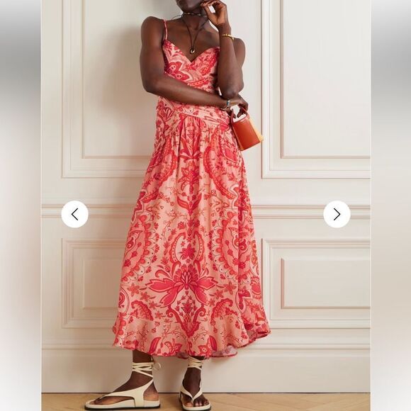 FARM RIO
Jaipur ruched printed linen-blend maxi dress - Picture 2 of 6